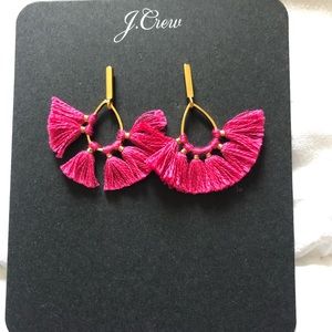 J Crew pink earrings